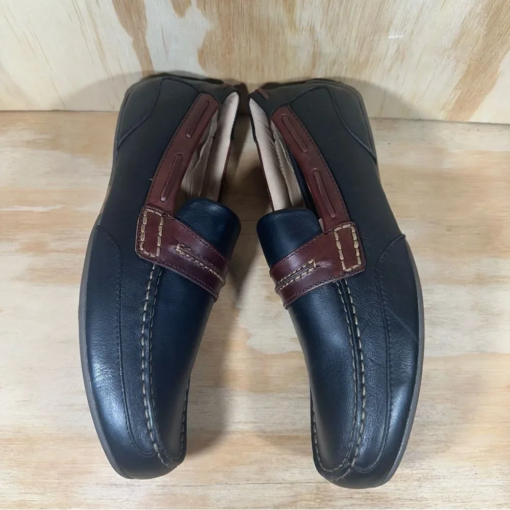 Sperry Topsider  Black and Brown Leather Loafers Men’s Size 11.5
